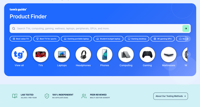 Forget Google AI — the new Tom's Guide Product Finder lets you easily find the expert-tested tech you want (at the lowest price)