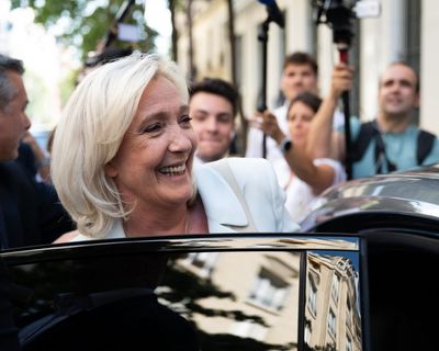 ‘Politicians have always been schemers’: upheld conviction fails to dent Le Pen’s popularity