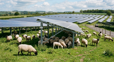 Why Volkswagen replaced lawnmowers with 100 sheep at its Poland solar farm and how the unusual move is helping power its factory, cut emissions and boost biodiversity