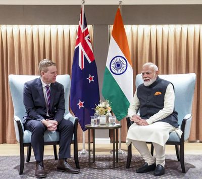 PM Modi holds talks with New Zealand's opposition leader