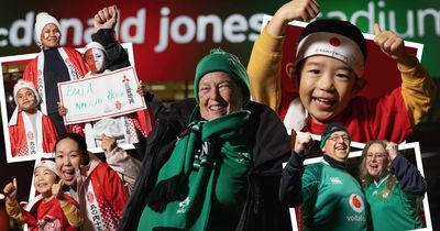 'Good luck and ganbatte': Ireland and Japan fans converge on the Hunter for rugby clash