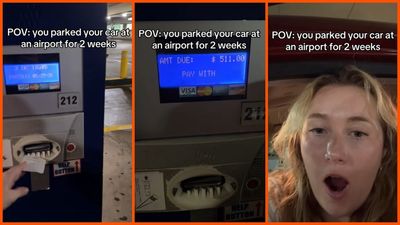 Woman parks at the airport for 2 weeks. Her jaw drops when she sees the bill—then the internet offers a trick to save money