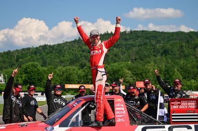 Grant Enfinger wins crash-filled NASCAR Truck race at Lime Rock Park