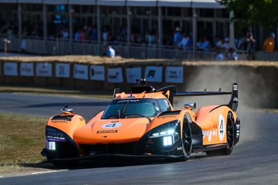 Lando Norris gives McLaren MCL-HY public debut at Goodwood