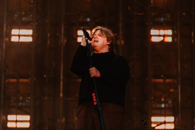 Lewis Capaldi holds back tears as he delivers landmark British Summer Time set