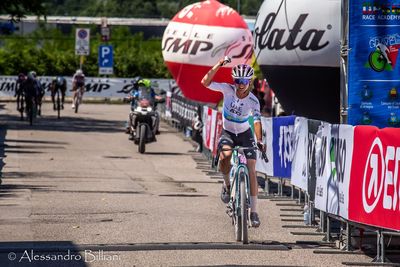 European champion Erica Magnaldi scores latest gravel win with Italian National Championships title