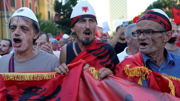 Trump-linked $4.6 billion project sparks 42nd night of protests in Albania