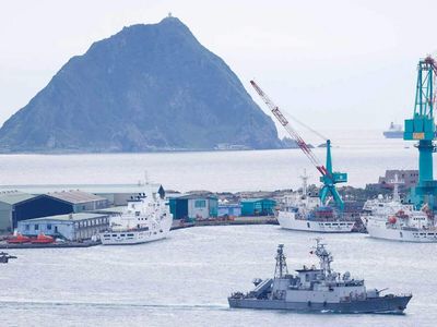 Taiwan detects Chinese naval vessel, four ships operating around its territorial waters