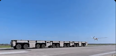No runway, no problem: China demonstrates drone catapult made up of three trucks that interlock like Lego bricks and come in shipping containers