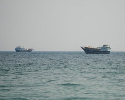 Trump claims strait of Hormuz open to commercial traffic despite Iran earlier announcing closure – as it happened