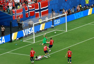'The ball fell down from the sky and changed direction' Norway boss stunned by England goal after 2-1 quarter-final defeat