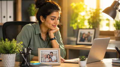 Psychology says people who keep family photos on their work desk aren't always sentimental, they may be reminding themselves what matters most