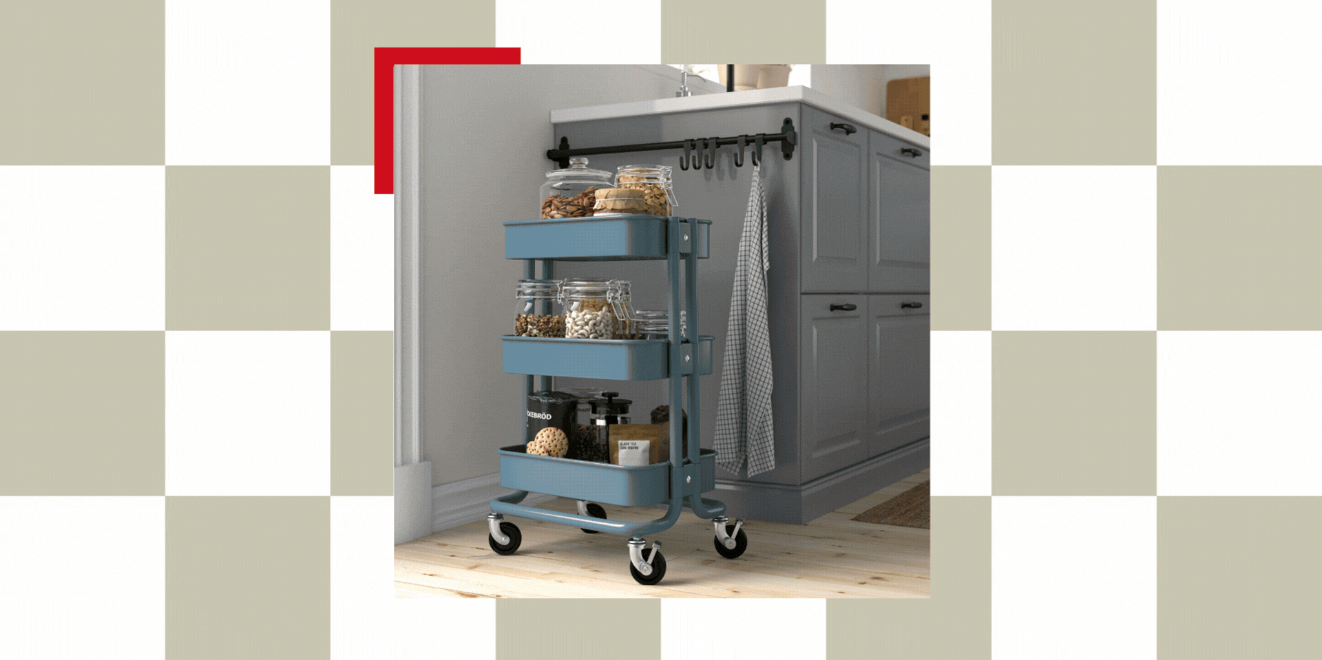 Kitchen Rack, Bathroom Storage, Nightstand, Craft Caddy — This £19 IKEA Trolley Is a Small-Space Unicorn and Has Just Launched in 7 New Colors