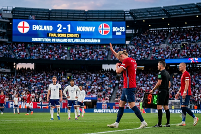 Why Was Erling Haaland Subbed Off? Bizarre World Cup Move vs. England Sparks Outrage