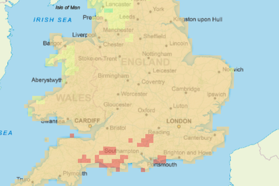 UK wildfire map: Areas most at risk as firefighters tackle dozens of blazes