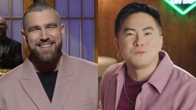 How Travis Kelce Earned The Best 'Straight Male Friend For Life' Nickname From Bowen Yang On SNL