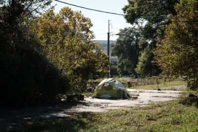 Atlanta officials throw away tents and medication belonging to homeless people near World Cup spot