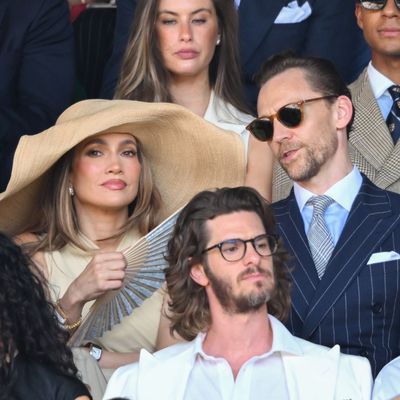 Jennifer Lopez and Her Ralph Lauren Hat Enjoy Wimbledon 2026's Final Day With Tom Hiddleston