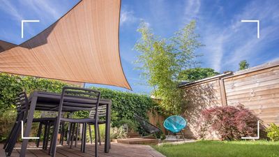Is your garden simply too hot to enjoy? Try this genius, space-saving shade solution that won't blow the budget