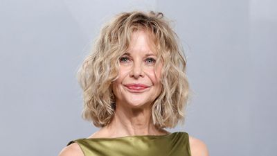 Meg Ryan’s Montecito Kitchen Is a Template for Softening a Black-and-White Color Palette with Beautiful Mid-Century Modern Details