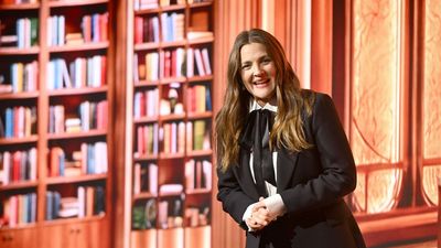 Okay, I'm Stealing Drew Barrymore's Characterful Way of Styling Art on a Bookcase — It's Perfect for Small Spaces