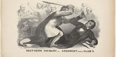 When a congressman beat a senator unconscious, America confronted the limits of free speech
