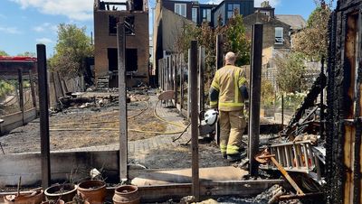 Exclusive: Full scale of Walthamstow fire devastation revealed as blaze guts home and destroys gardens