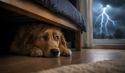 Does your dog panic at loud noises? Here’s what it could mean and how to help