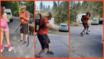 Man argues with group of girls on California trail over how they’ve parked, then they pull out bear spray and the internet is torn over who was right