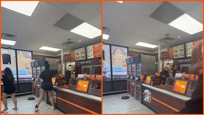 Indiana women went into a Little Caesars over a delayed pizza order. What they did next had staff physically holding each other back