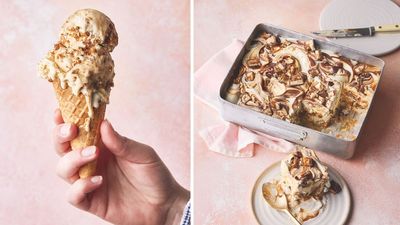 No ice cream maker? These Biscoff and Snickers ice creams take less than 30 minutes to prepare