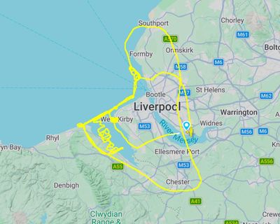 Airline pilot skywrites ‘I’m bored’ over England-Wales border