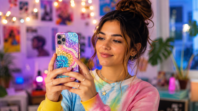 Psychology says people who use colorful, glittery, or designer phone cases aren’t materialistic, they may be expressing identity, creativity, and emotion