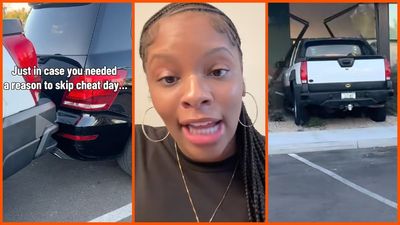 Man allegedly bumps into woman’s car twice, then drives into a Krispy Kreme. She says he wasn’t supposed to be driving anyway.