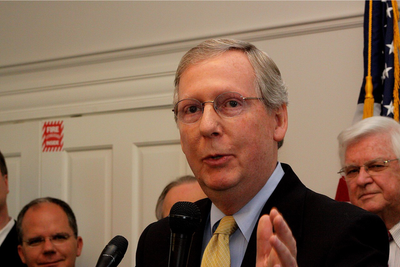 'Mitch McConnell Is Dead': Viral Post Dissects Proof-of-Life Photo, Claims Senator Died in June