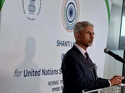 India launches campaign for UNSC non-permanent seat; Jaishankar highlights peacekeeping record, 'SHANTI' vision