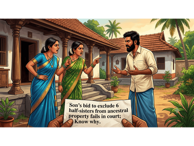 Son denies share of ancestral property to 6 half sisters; Andhra Pradesh HC give relief to the sisters and orders property partition