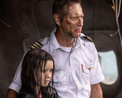 Deep Water review – plane-crash survivors play existential roulette with bitey fish