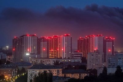 Fires rage in Kyiv as Putin launches fresh wave of attacks on Ukraine’s capital