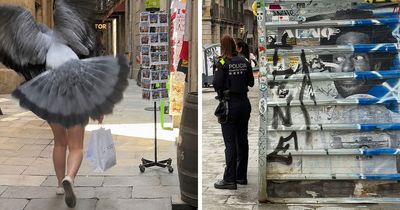 77 Perfectly Timed Street Photos Where People And Their Surroundings Line Up Brilliantly