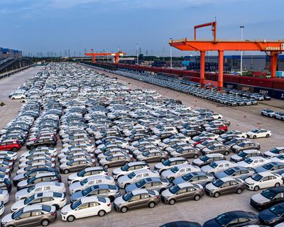 China’s monthly car ‌exports top 1m for first time as overall trade soars