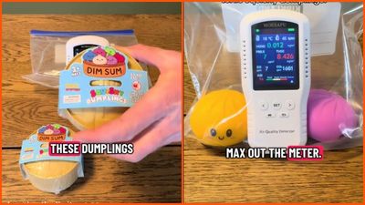 Dad notices strong smell coming from daughter’s toy. Then he finds out she has been playing with something that ’causes acute leukaemia’