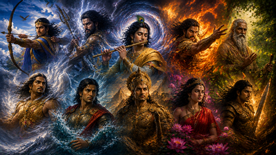 What If Every Mahabharata Hero Was an Element of Nature?