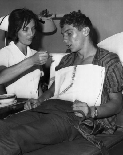 In 1965, a 19-year-old Welsh man tried to ship himself from Australia to Britain in a wooden crate; a routing mistake sent him to Los Angeles, where he was found after five days