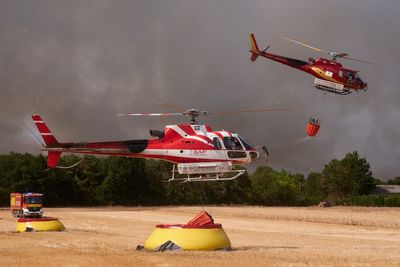 Arson arrests as wildfires tear through forest near Paris