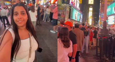 Indian Woman Says New York's Times Square Didn't Match the Hype, 'So Much More Different Than Reels'