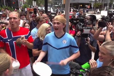 Haaland lookalike contest draws crowds in Miami after viral social media post