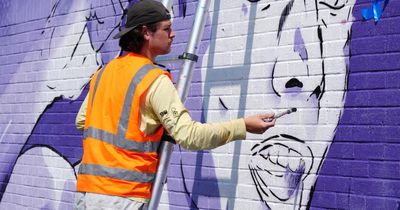 See the new murals lighting up a busy Glasgow road ahead of the Commonwealth Games