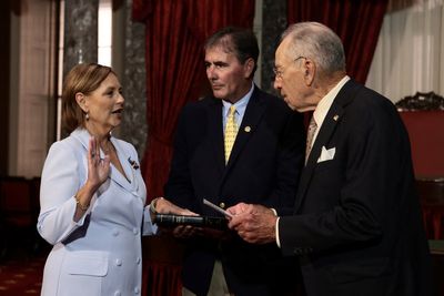 Lindsey Graham’s sister Darline sworn in to South Carolina Senate seat following his death