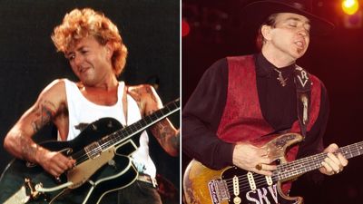 “The crowds hated us! They were only there to see Stevie Ray, and they didn’t give us a chance... One night he called me on stage, and he handed me a Strat”: Brian Setzer on what he learned playing Stevie Ray Vaughan’s Stratocaster